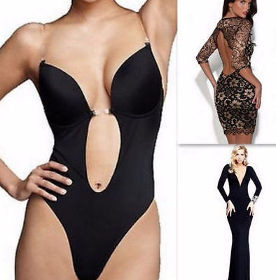 Invisible Backless Plunge Sculpting Bodysuit
